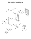 Dispenser front parts