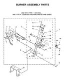 Burner assembly parts