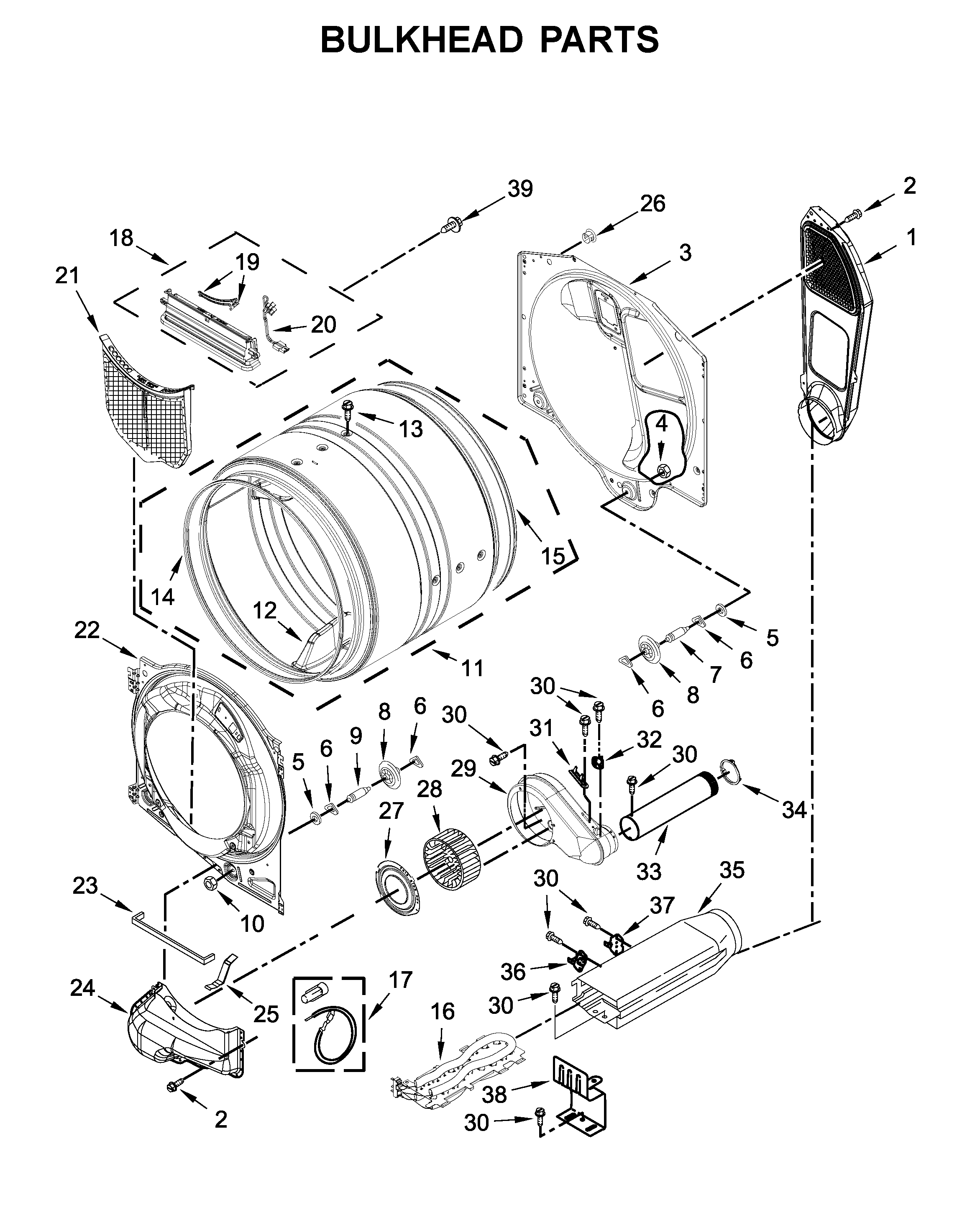 Bulkhead parts