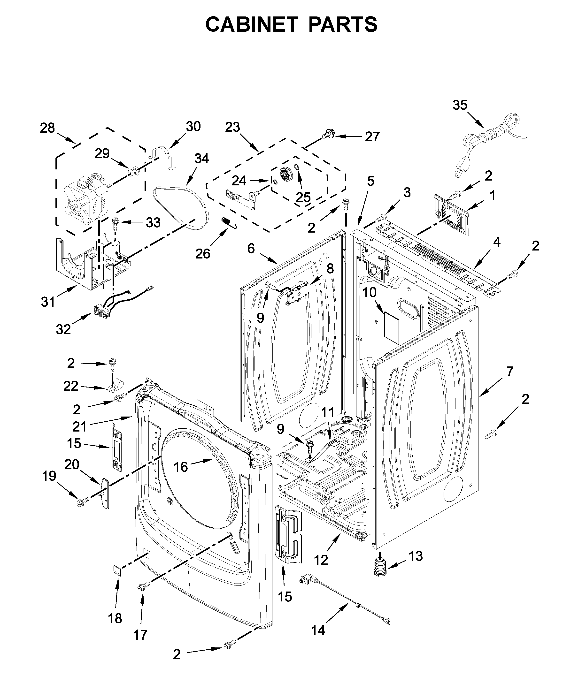 Cabinet parts