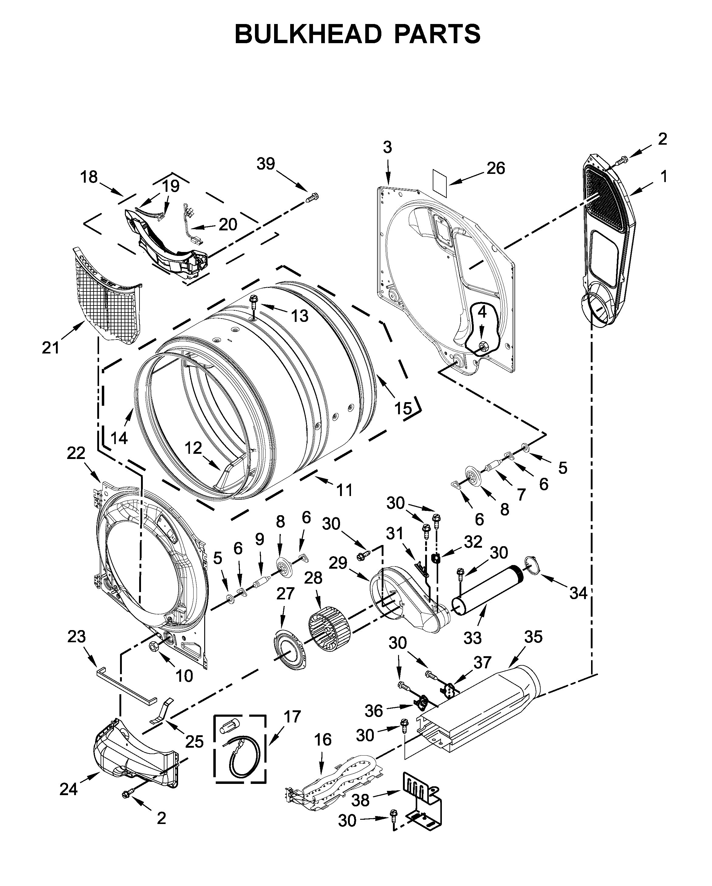 Bulkhead parts
