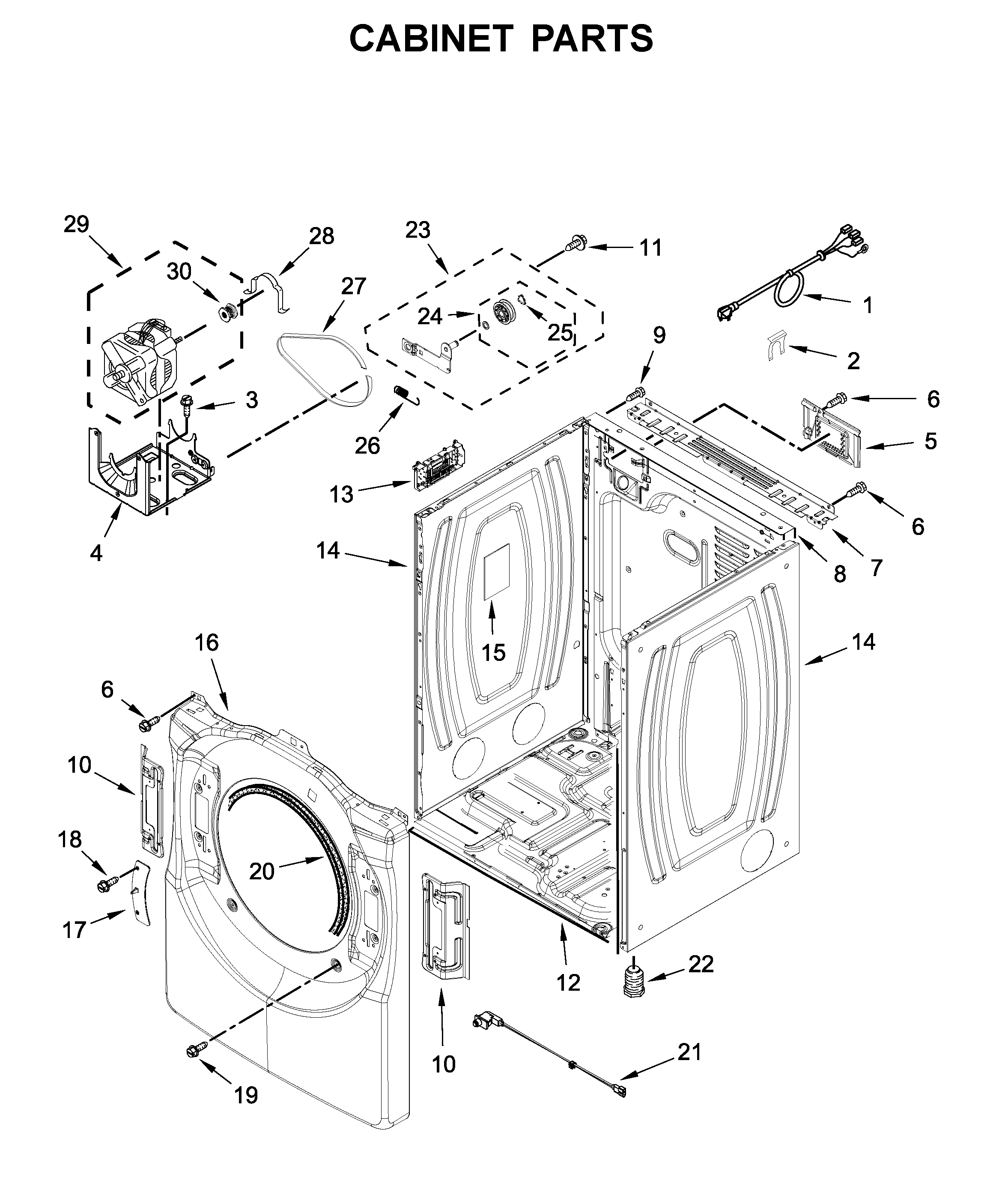 Cabinet parts
