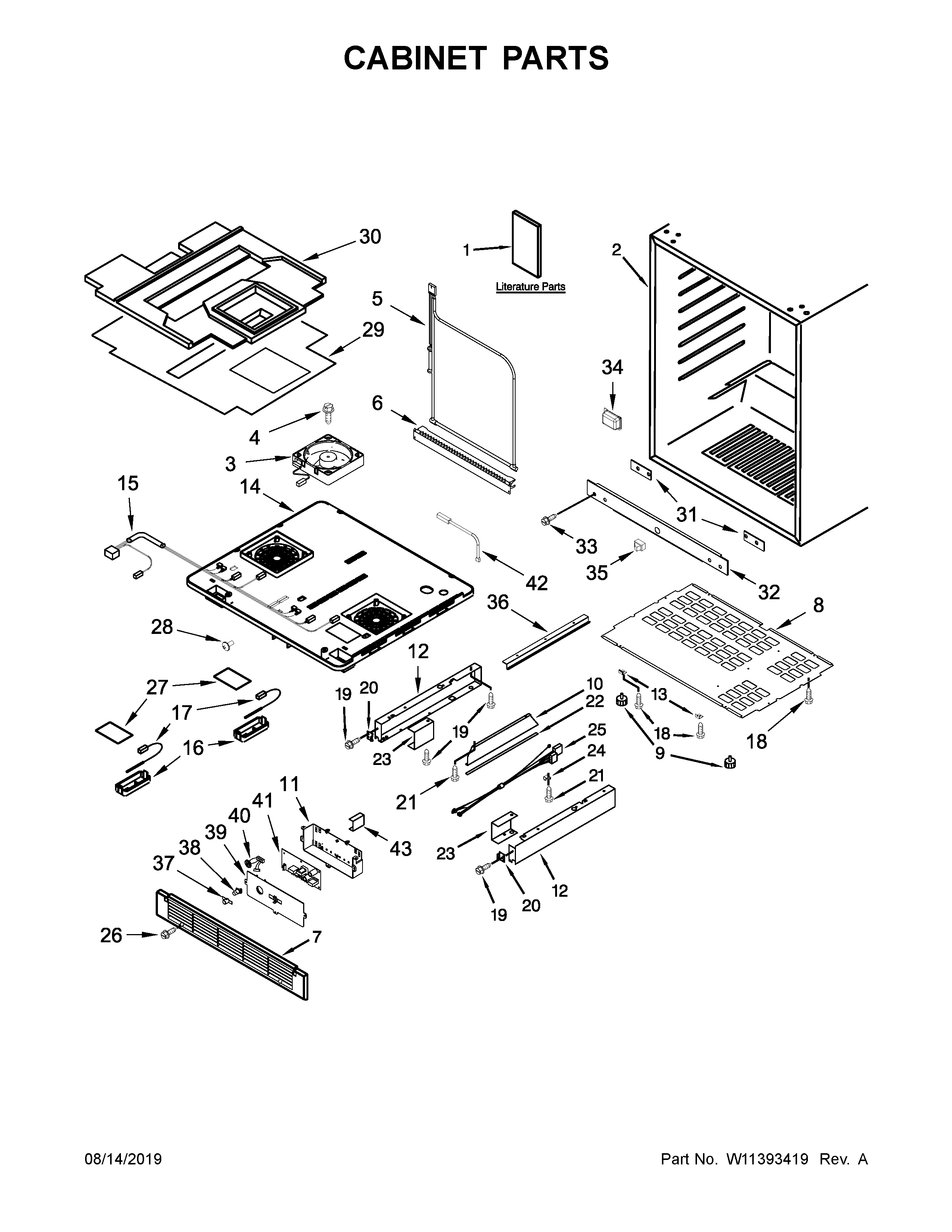 Cabinet parts