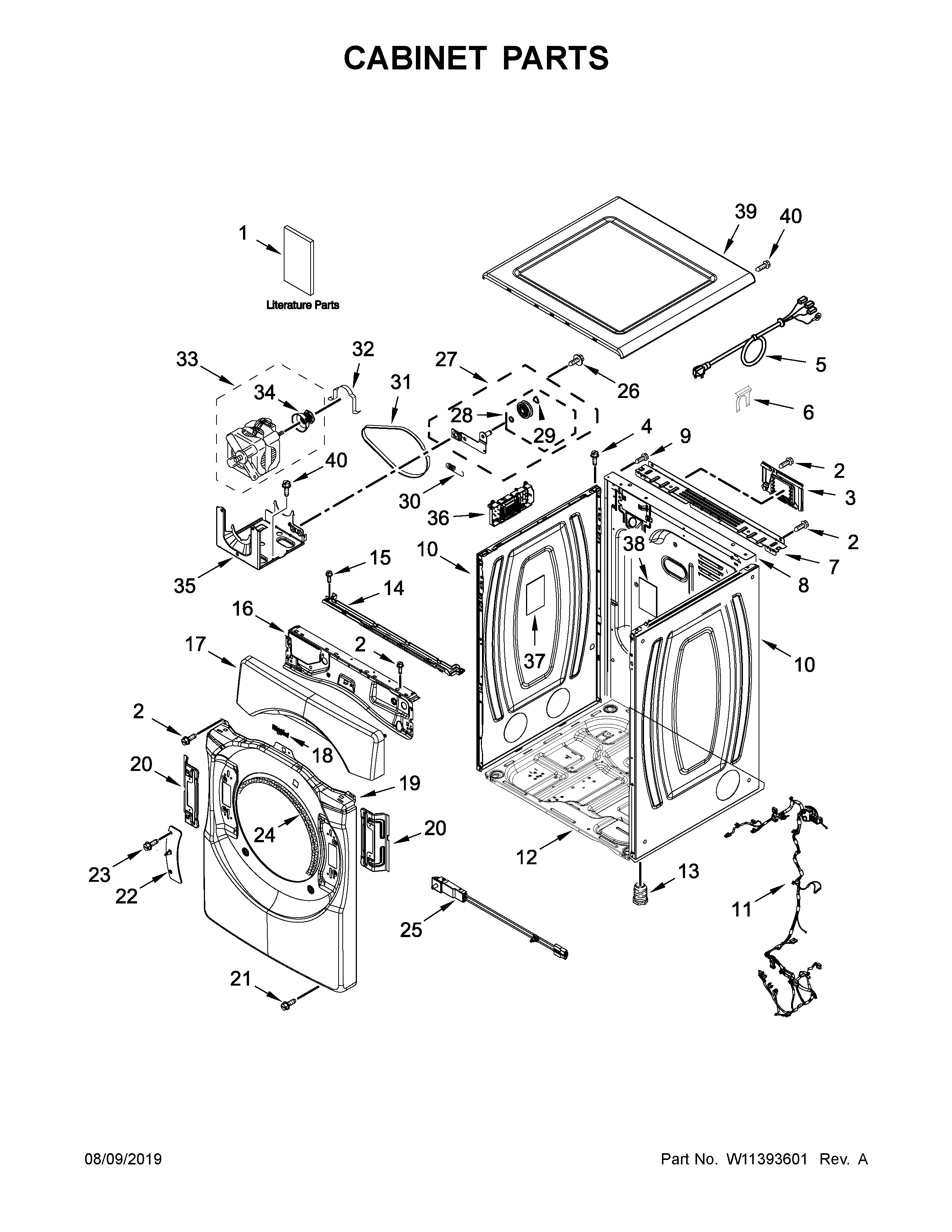 Cabinet parts