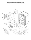 Refrigerator liner parts