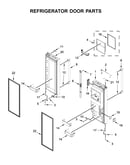 Refrigerator door parts