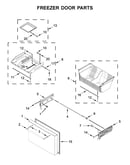 Freezer door parts