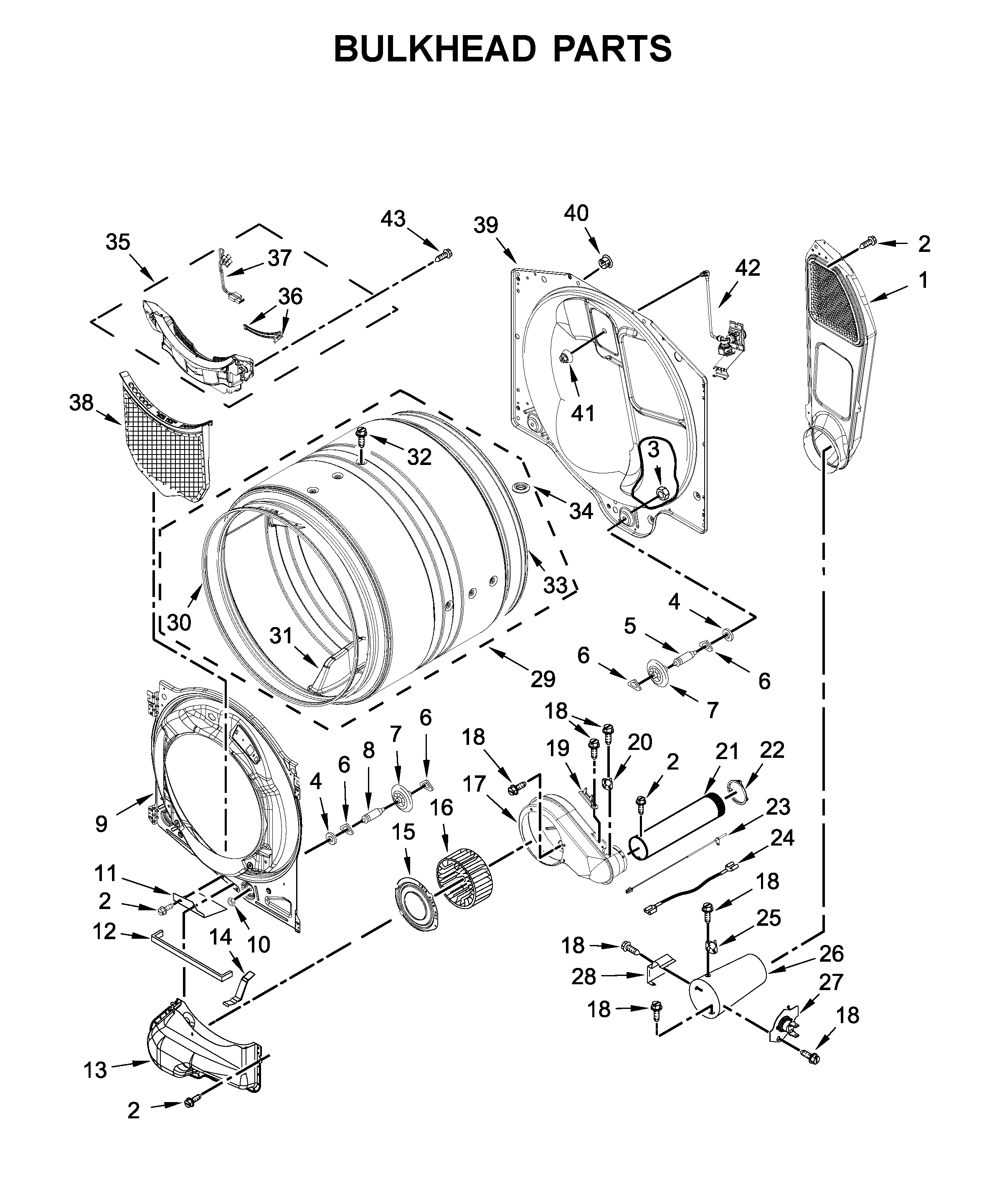 Bulkhead parts
