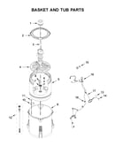 Basket and tub parts