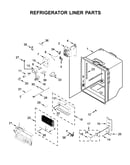 Refrigerator liner parts