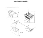 Whirlpool WRF964CIHM00 freezer door parts diagram