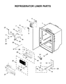 Refrigerator liner parts