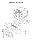 Freezer liner parts