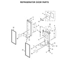 Whirlpool WRF954CIHZ00 refrigerator door parts diagram