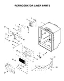 Refrigerator liner parts
