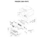 Whirlpool WRF954CIHZ02 freezer liner parts diagram
