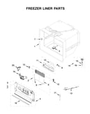 Freezer liner parts