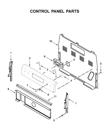 Control panel parts
