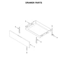 Whirlpool WFE505W0JS0 drawer parts diagram