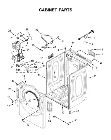 Cabinet parts