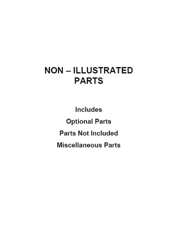Optional parts (not included)
