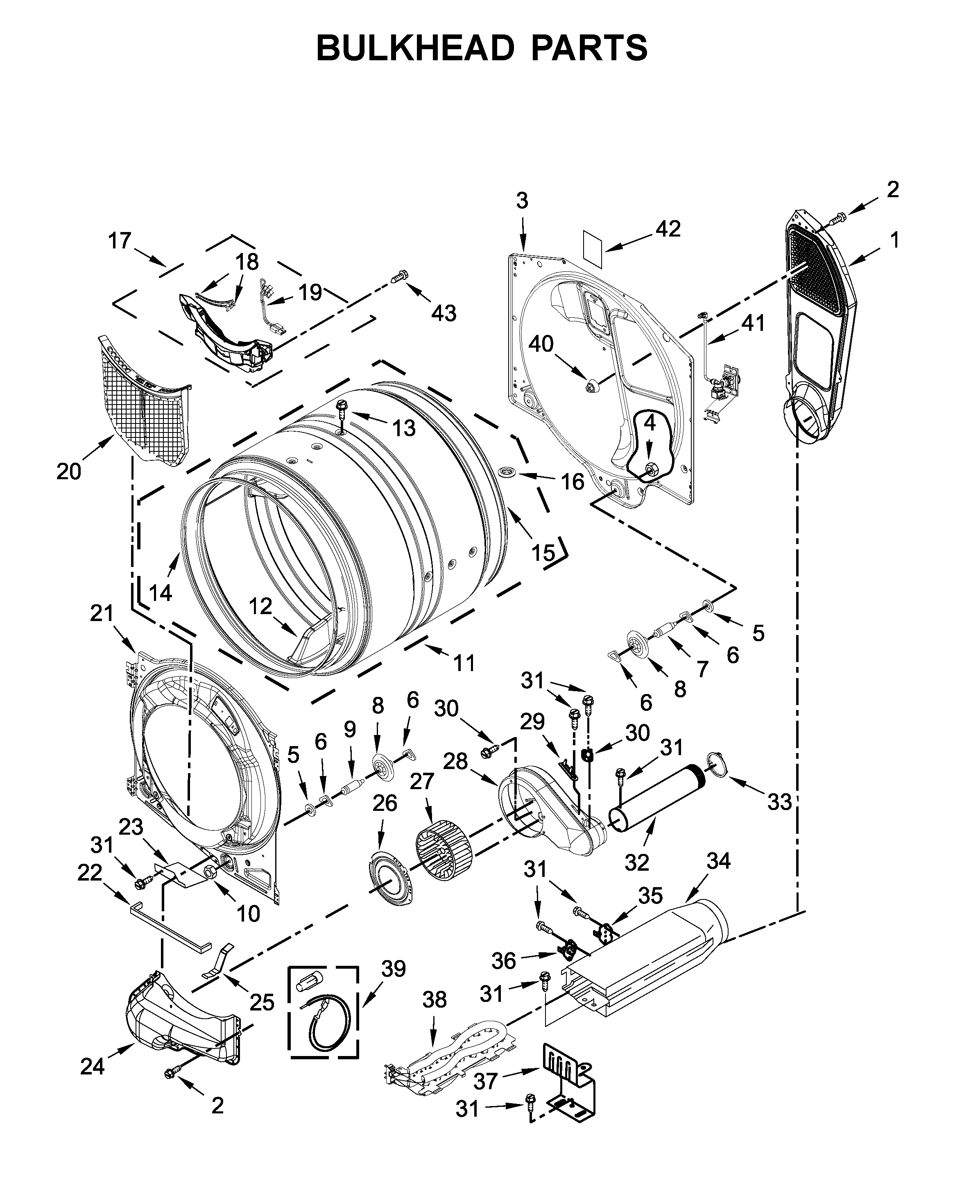Bulkhead parts