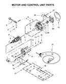 Motor and control unit parts