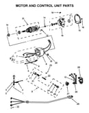 Motor and control unit parts