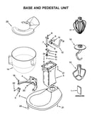 Base and pedestal unit