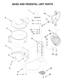 Base and pedestal unit parts