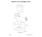 KitchenAid KCG0702ER0 pedestal and jar assembly parts diagram