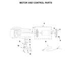 KitchenAid KCG0702ER0 motor and control parts diagram