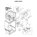 Whirlpool WRT518SZFM00 liner parts diagram