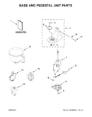 Base and pedestal unit parts