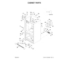 Whirlpool WRF555SDHW00 cabinet parts diagram