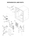 Refrigerator liner parts