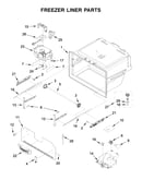 Freezer liner parts