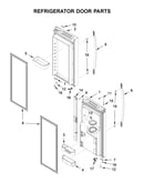 Refrigerator door parts
