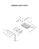 Freezer door parts