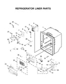 Refrigerator liner parts