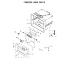 KitchenAid KRFC804GBS00 freezer liner parts diagram