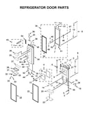Refrigerator door parts