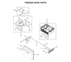 KitchenAid KRFC804GBS00 freezer door parts diagram