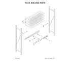 Gladiator GARS484TEG01 rack shelving parts diagram