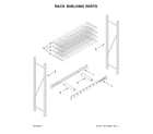 Gladiator GARS604TEG01 rack shelving parts diagram