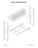 Rack shelving parts