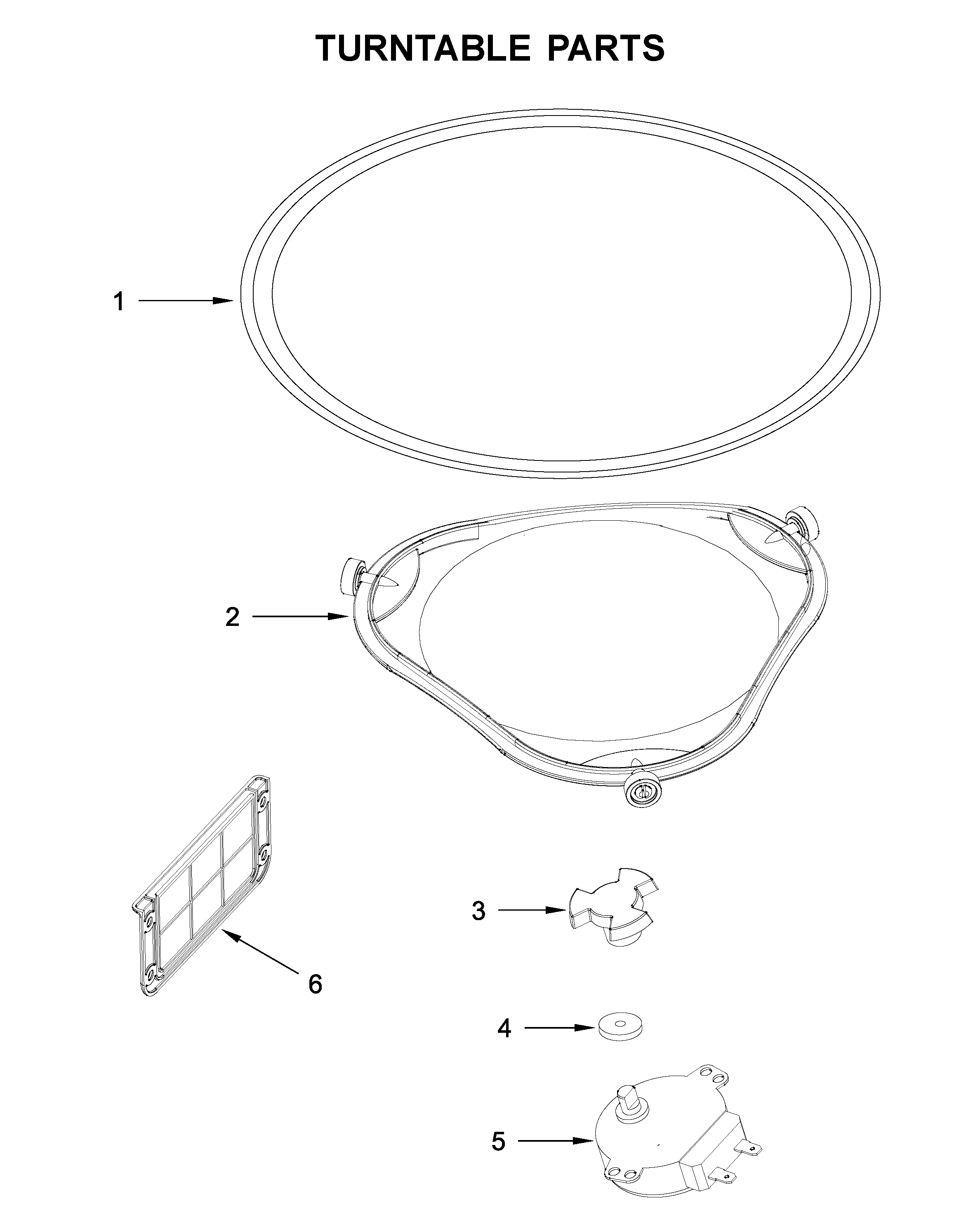 Turntable parts