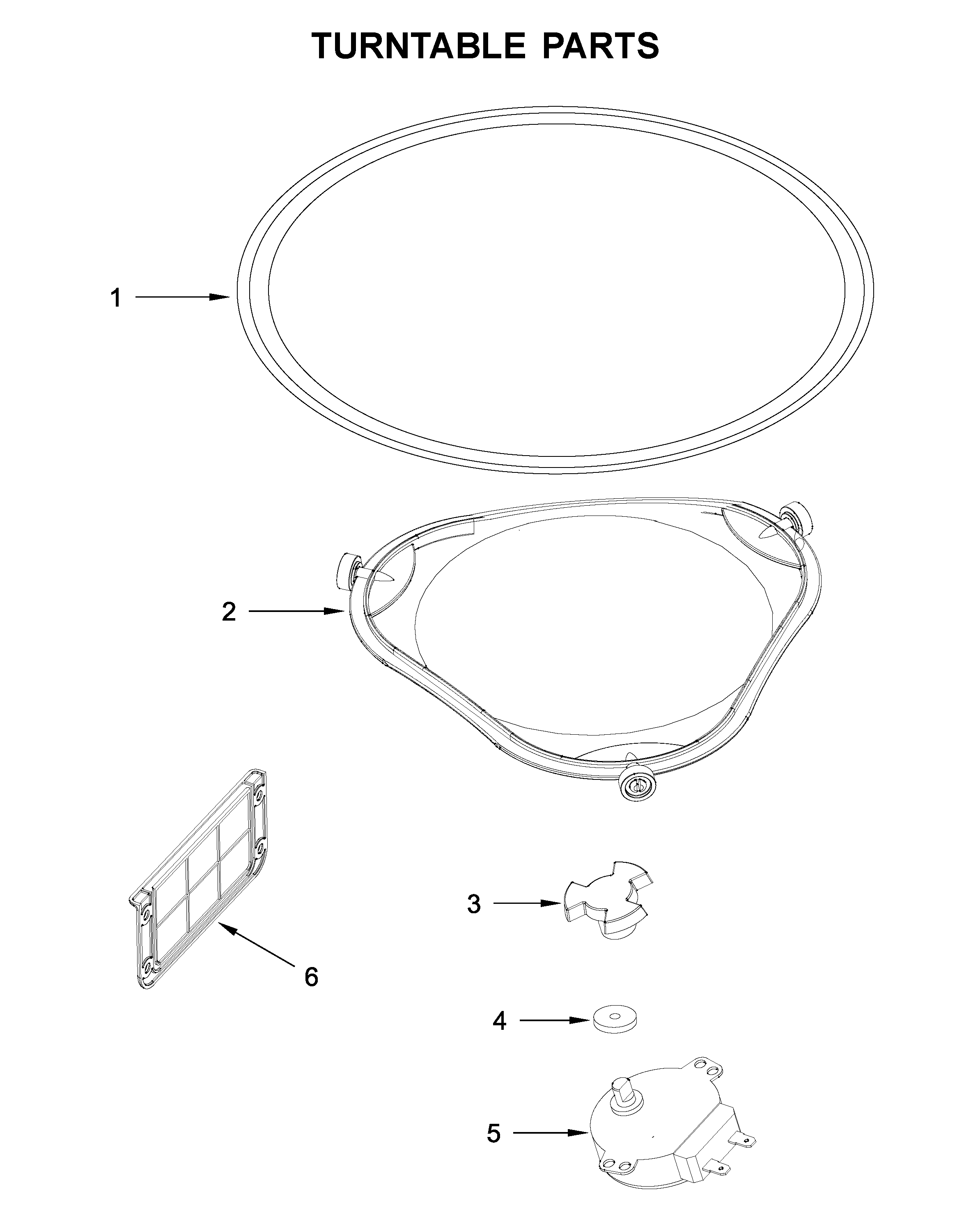 Turntable parts