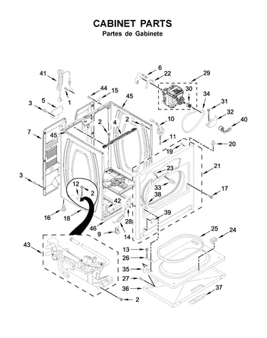 Cabinet parts