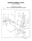 Burner assembly parts